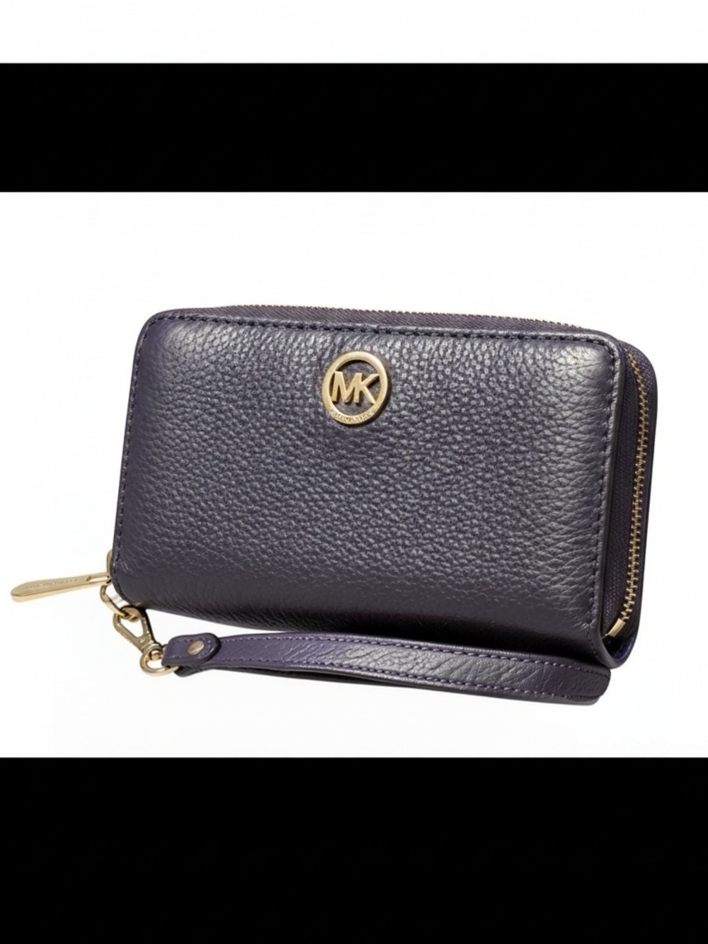 Michael Kors Fulton pebbled leather smartphone wristlet
